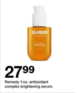 Target Remedy 1-oz. antioxidant complex brightening serum offer