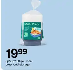 Target up&up 30-pk. meal prep food storage offer