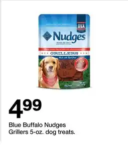 Target Blue Buffalo Nudges Grillers 5-oz. dog treats offer