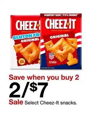 Target Select Cheez-It snacks offer