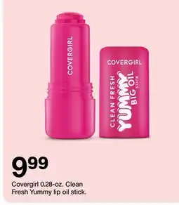Target Covergirl 0.28-oz. Clean Fresh Yummy lip oil stick offer