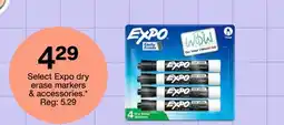 Target Select Expo dry erase markers & accessories offer