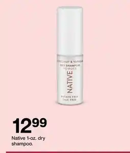 Target Native 1-oz. dry shampoo offer