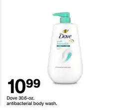 Target Dove 30.6-oz. antibacterial body wash offer
