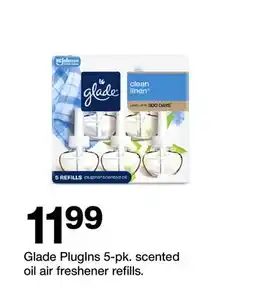 Target Glade Plugins 5-pk. scented oil air freshener refills offer