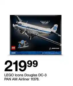 Target LEGO Icons Douglas DC-3 PAN AM Airliner 11378 offer