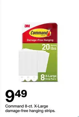 Target Command 8-ct. X-Large damage-free hanging strips offer