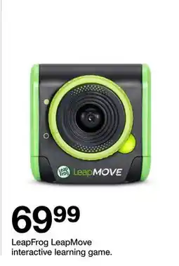 Target LeapFrog LeapMove interactive learning game offer
