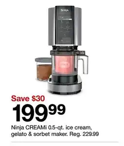 Target Ninja CREAMi 0.5-qt. ice cream, gelato & sorbet maker offer