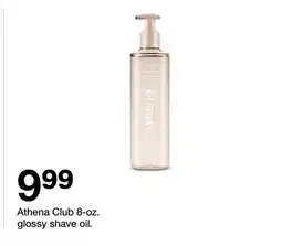 Target Athena Club 8-oz. glossy shave oil offer