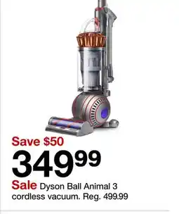 Target Dyson Ball Animal 3 cordless vacuum offer