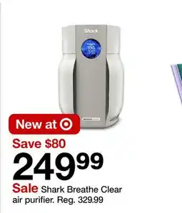 Target Shark Breathe Clear air purifier offer