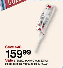 Target BISSELL PowerClean Swivel Head cordless vacuum offer