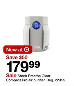 Target Shark Breathe Clear Compact Pro air purifier offer