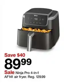 Target Ninja Pro 4-in-1 AF141 air fryer offer