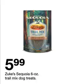 Target Zuke's Sequoia 6-oz. trail mix dog treats offer