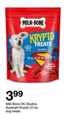 Target Milk-Bone DC Studios Supergirl Krypto 3.7-oz. dog treats offer
