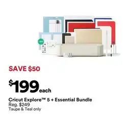 Michaels Cricut Explore 5 + Essential Bundle offer