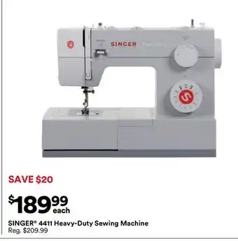 Michaels SINGER 4411 Heavy-Duty Sewing Machine offer