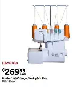 Michaels Brother 1034D Serger Sewing Machine offer