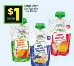 Dollar General Gentle Steps Baby Food Puree offer