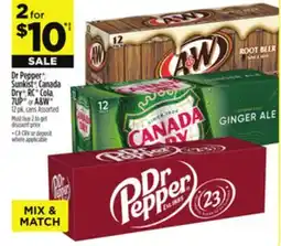 Dollar General Dr Pepper , Sunkist , Canada Dry , RC Cola, 7UP or A&W offer