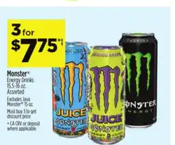 Dollar General Monster Energy Drinks offer