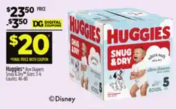Dollar General Huggies Box Diapers Snug & Dry offer