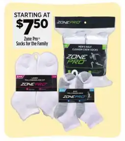 Dollar General Zone Pro Socks for the Family offer