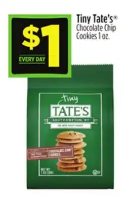 Dollar General Tiny Tate's Chocolate Chip Cookies offer