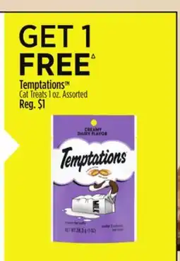 Dollar General Temptations Cat Treats offer