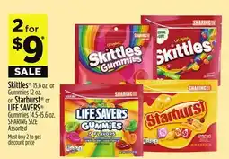 Dollar General Skittles Gummies or Gummies or Starburst or LIFE SAVERS Gummies offer
