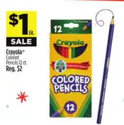 Dollar General Crayola Colored Pencils offer