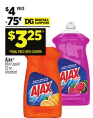 Dollar General Ajax Dish Liquid offer