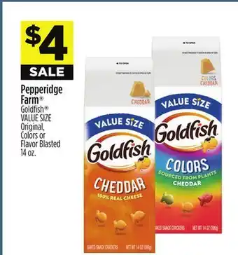 Dollar General Pepperidge Farm Goldfish offer