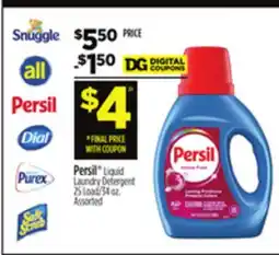 Dollar General Persil Liquid Laundry Detergent offer