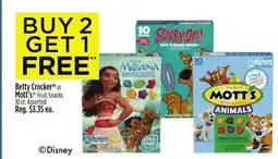 Dollar General Betty Crocker or Mott's Fruit Snacks offer