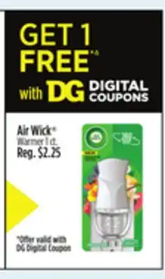 Dollar General Air Wick Warmer offer