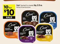Dollar General Cesar Dog Food offer