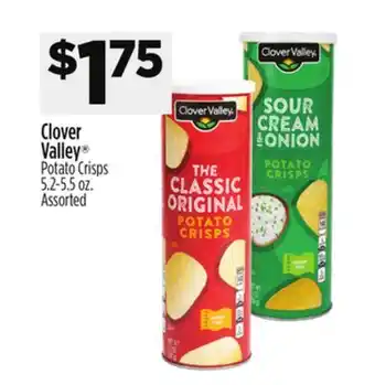 Dollar General Clover Valley Potato Crisps offer