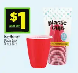 Dollar General MaxHome Plastic Cups offer