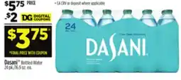 Dollar General Dasani Bottled Water offer