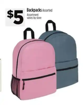 Dollar General Backpacks Assorted offer