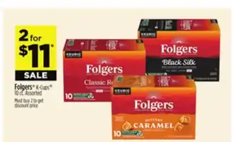 Dollar General Folgers K-Cups offer