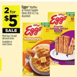 Dollar General Eggo Waffles or French Toast Sticks offer