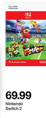 Target Nintendo Switch 2 offer