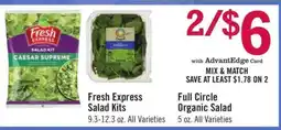 Price Chopper Fresh Express Salad Kits offer