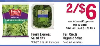 Price Chopper Fresh Express Salad Kits offer