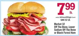 Price Chopper Market 32 Off The Bone, Lower Sodium Off The Bone or Black Forest Ham offer