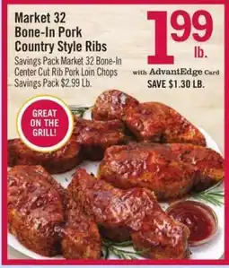 Price Chopper Market 32 Bone-In Pork Country Style Ribs offer
